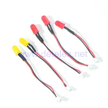 XK-X250 X250A X250B ALIEN drone spare parts LED light set 5pcs